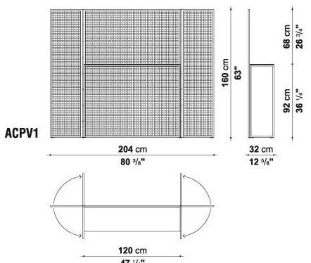 Maxalto Консоль / перегородка из кристалла Eos sun-id-1400175 - Вид №2