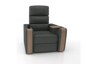 Кожаное кресло с подлокотниками для домашнего кинотеатра