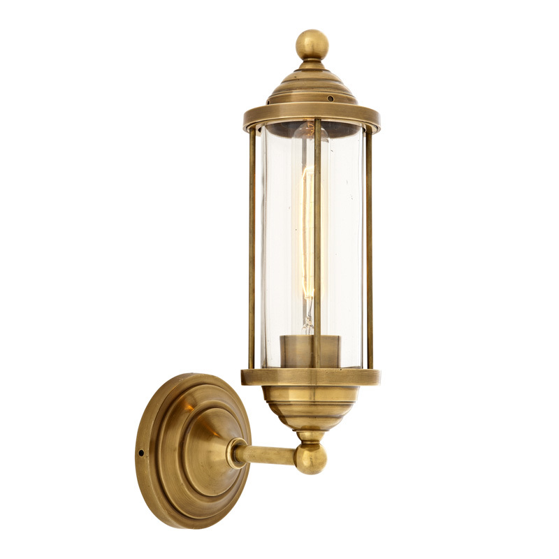 Бра Clayton от Eichholtz бронза 108587 EICHHOLTZ ПОД СТАРИНУ, ФОНАРЬ 059729 Золото;прозрачный  - Вид №6