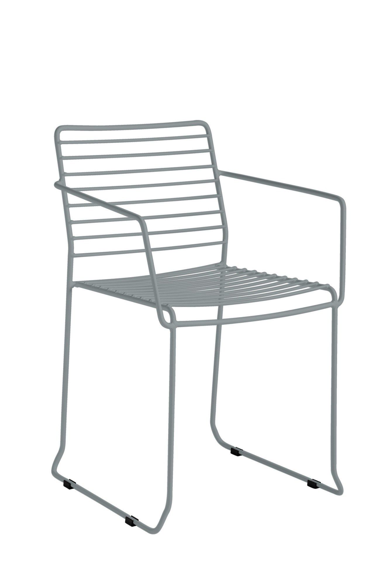 Стул для сада из оцинкованной стали с подлокотниками iSimar ARCH-00127946 - Вид №27