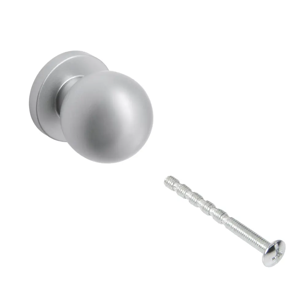 Мебельная ручка-кнопка Edson 22501 25 мм хром STLM-2079536 - Вид №3