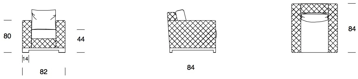 Former In Italia Бархатное кресло с подлокотниками Lola sun-id-1459084 - Вид №2