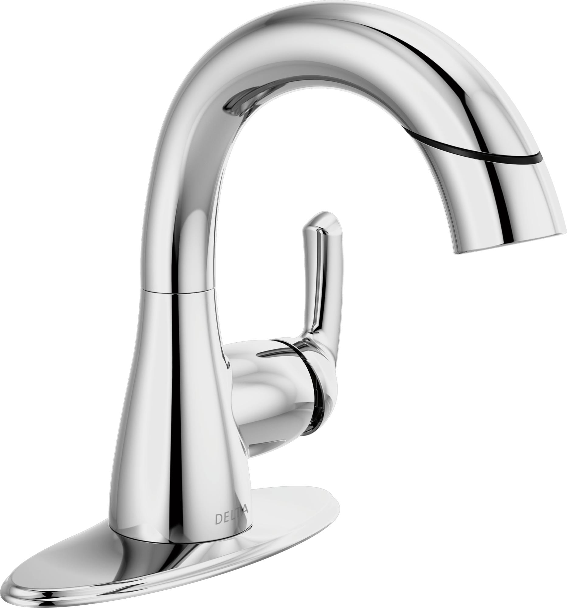 15765LF-PD Выдвижной смеситель для ванной комнаты с одной ручкой Delta Faucet Broadmoor Хром  - Вид №3