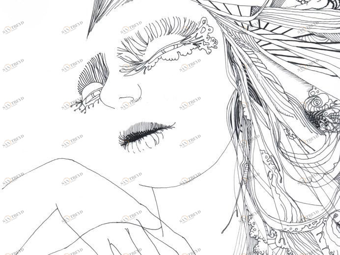 MOMENTI Авторский художественный принт Crazy home paintings Nc-018