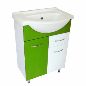 Тумба Роса 60 - Стиль зеленый с ящик. (К) 11616