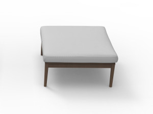 Модуль оттоманки для садового дивана в ироко