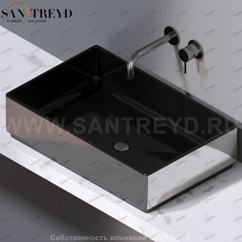 L620253 Накладная раковина на столешницу  прямоугольная A. e T. Italia Fly AeT ITALIA