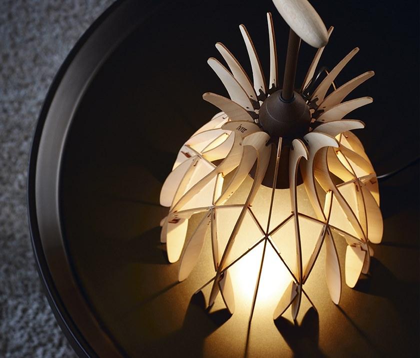 BOVER Настольная лампа из дерева Dome M/36 - Вид №1