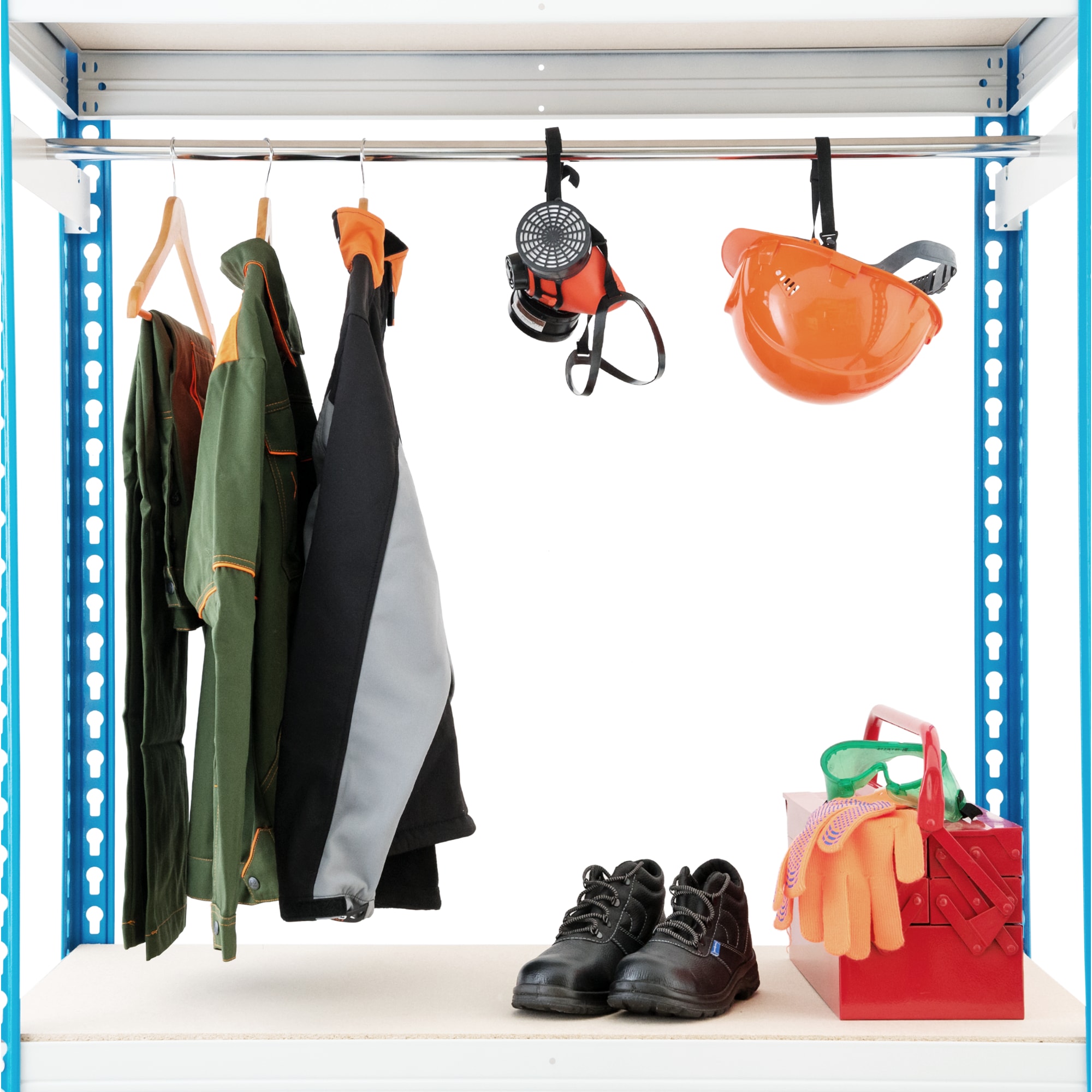 82575896 Стеллаж МКФ 4 полки 180х122х63см, нагрузка до 1400 кг, металл Santreyd  - Вид №9