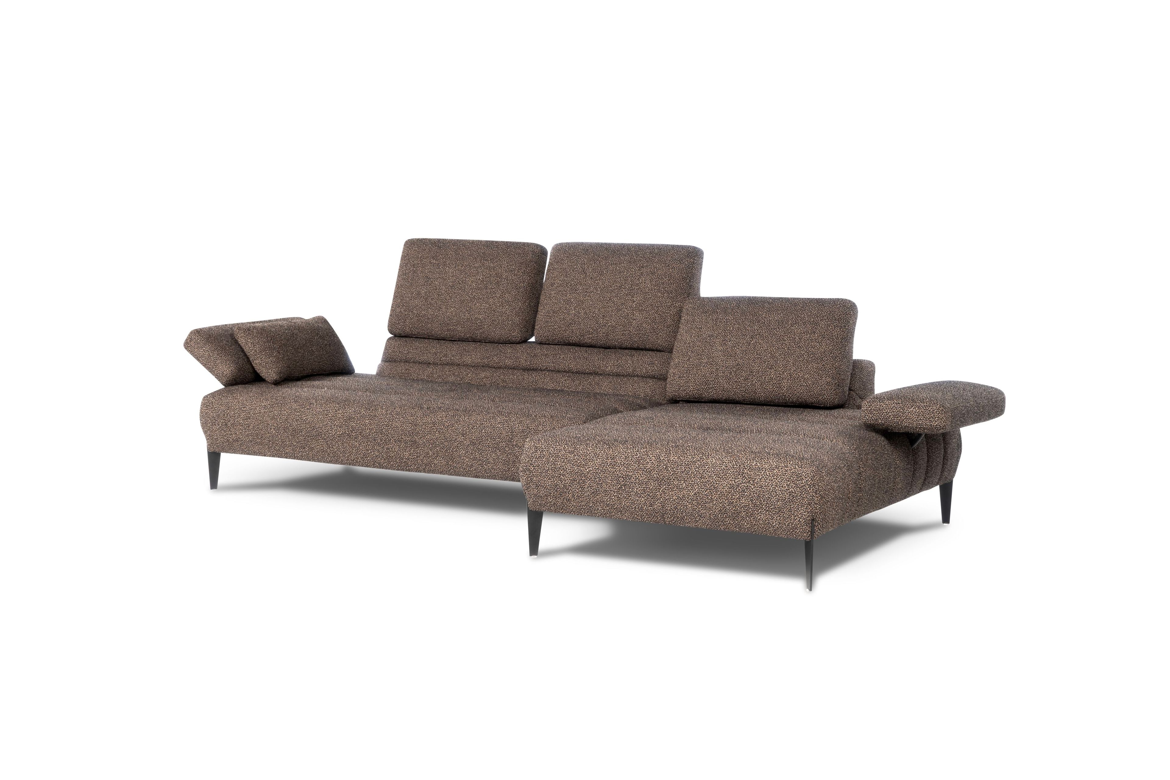 Модульный тканевый диван с подголовником и полуостровом Calia Italia премиум ARCH-00066525 - Вид №2