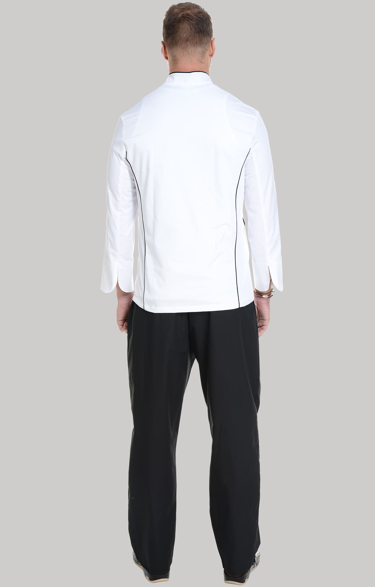 62617 Китель поварской white RICON  Одежда для поваров  размер 54 (XXL)  - Вид №9