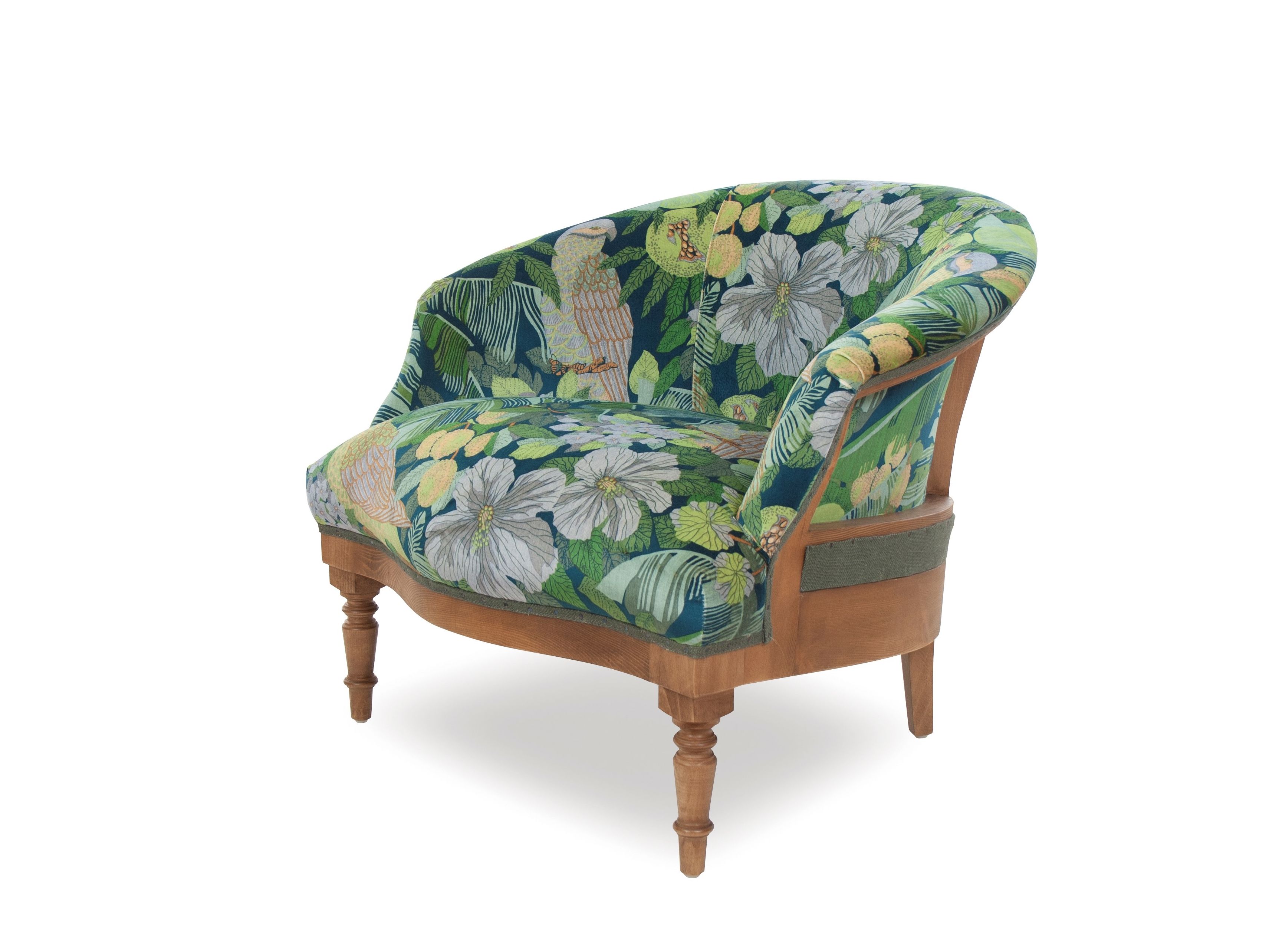 Бархатное кресло с подлокотниками CREARTE COLLECTIONS Хлопковая эссенция ARCH-00004832 - Вид №20