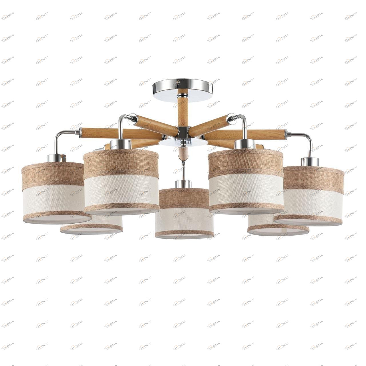 Потолочная люстра Freya Helen FR5329-PL-07-CH FREYA HELEN 187919 Коричневый 