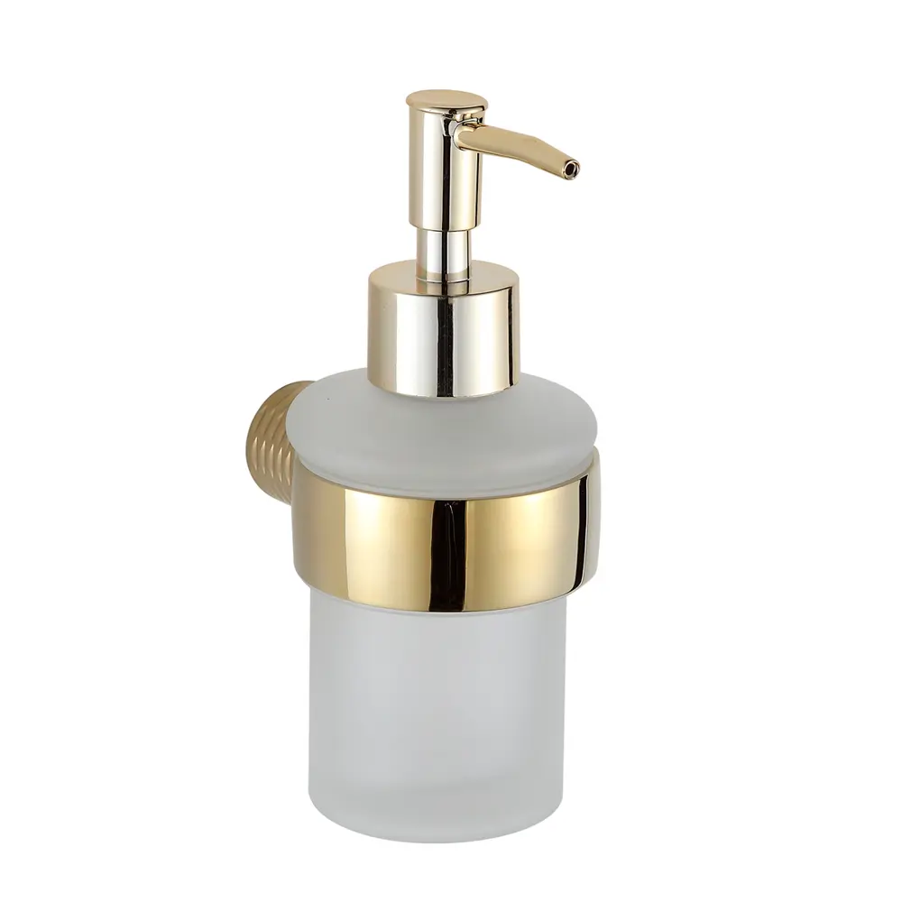 Дозатор для мыла идея стекло/металл золото Santreyd STLM-2094706