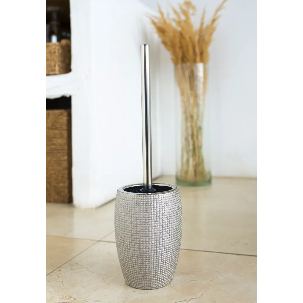 Ёршик для унитаза PROFFI HOME Silver с керамической подставкой 82369124 STLM-0025647 - Вид №3