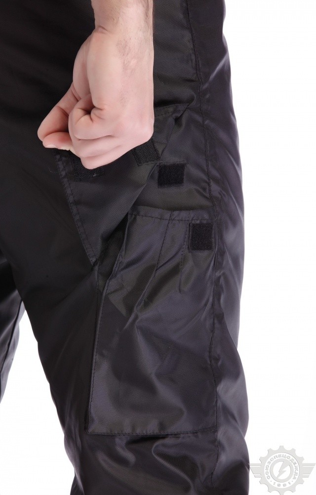 65000 Брюки непромокаемые зимние черные  Зимняя спецодежда  размер 48-50/170-176  - Вид №7