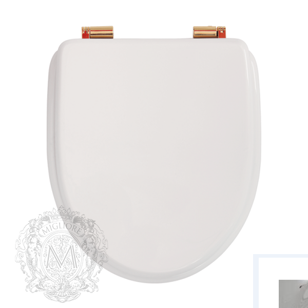 Augusta-Laccato Bianco.CR Крышка-сиденье Migliore Augusta