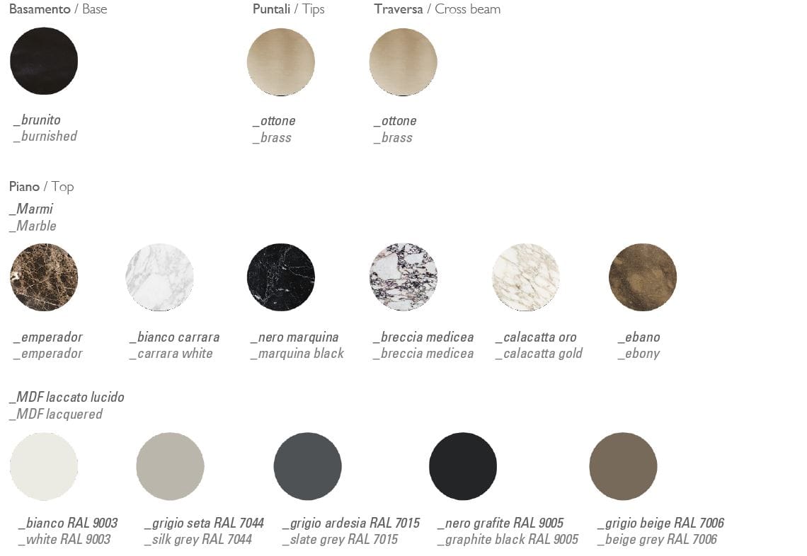 Высокий круглый журнальный столик Vibieffe 1500 Swing ARCH-00145492 - Вид №5