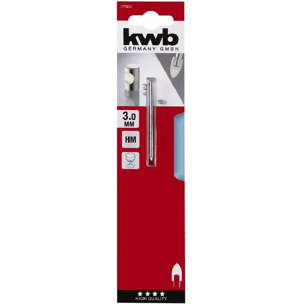 Сверло по стеклу KWB 1770-03, 3x55 мм 12554967 STLM-2057481  - Вид №1
