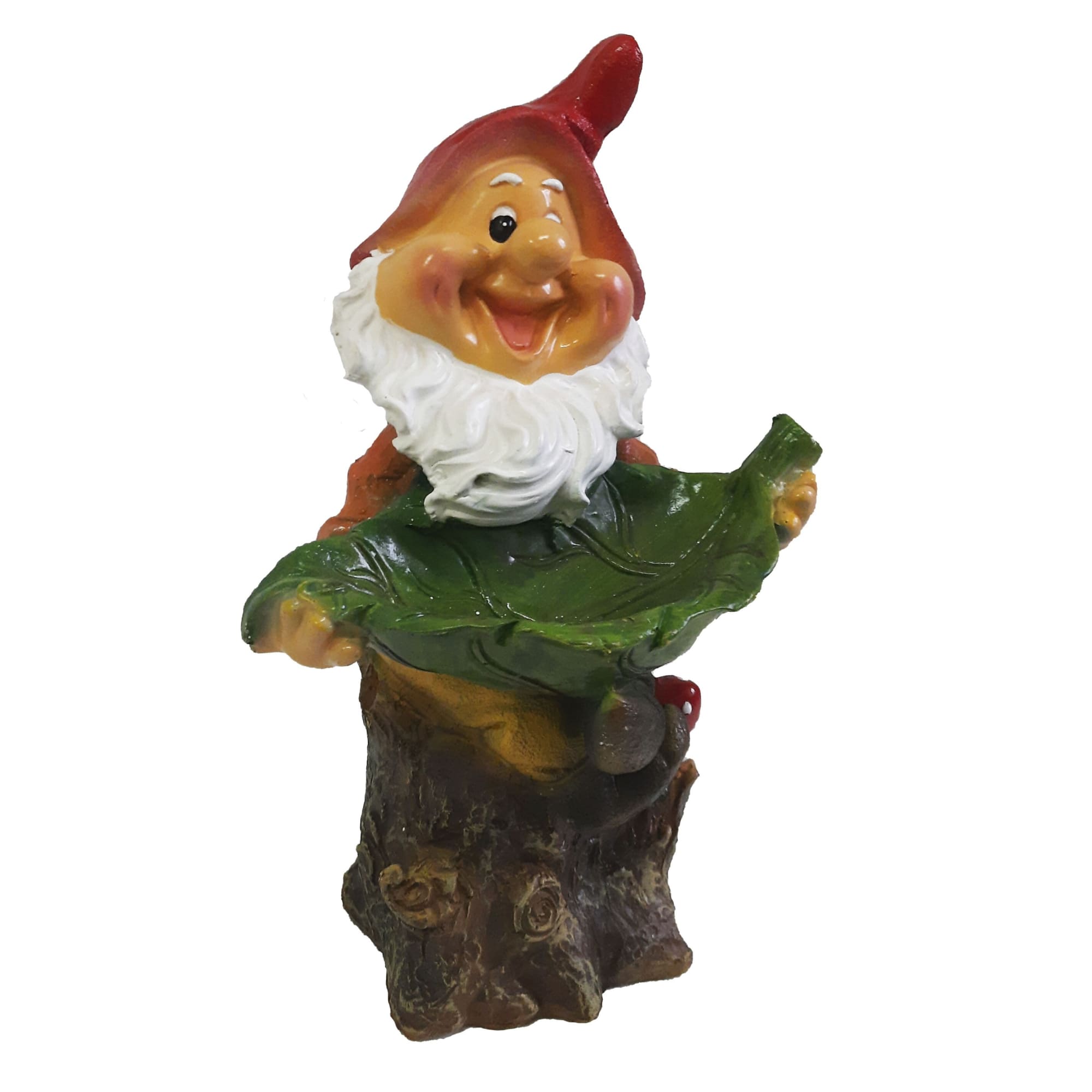84549160 Фигура садовая «Гном держит листок» высота 28 см Santreyd  - Вид №1
