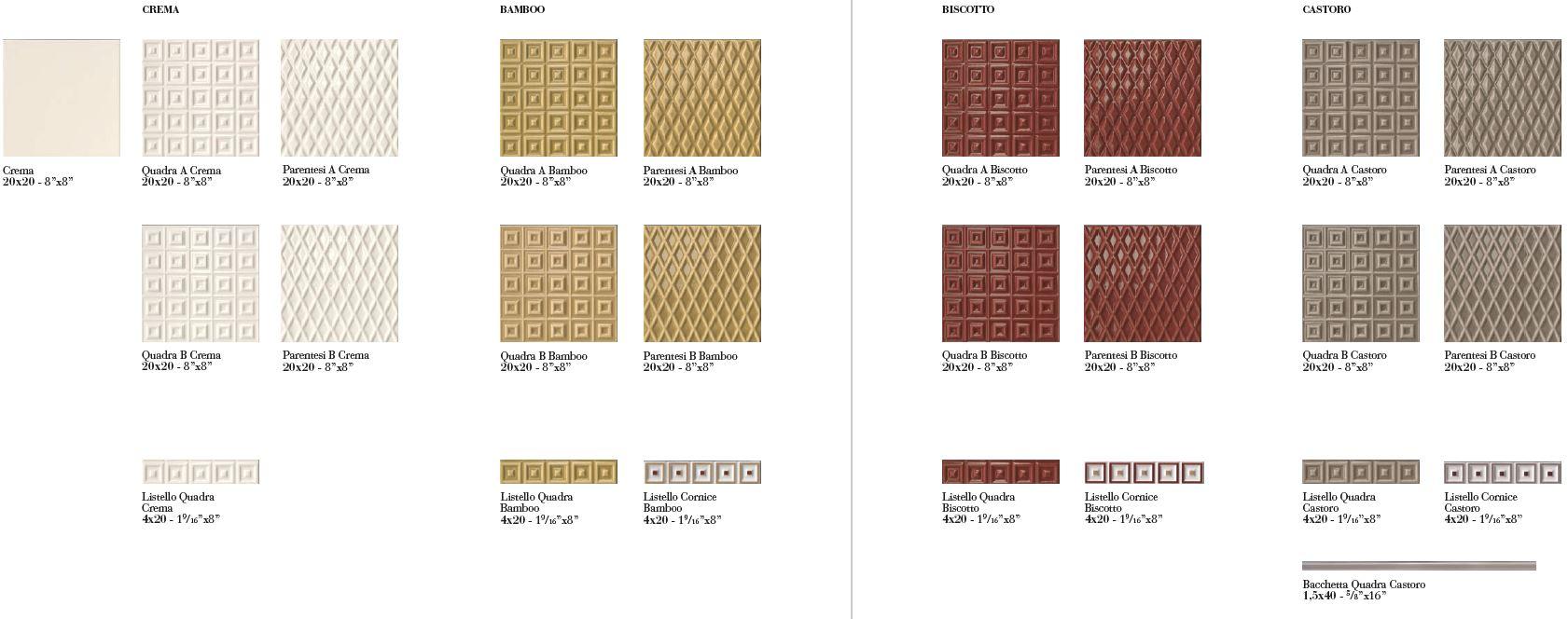 Cerasarda Белая керамическая трехмерная поверхностная плитка Parentesi quadra Https://www.cerasard - Вид №64