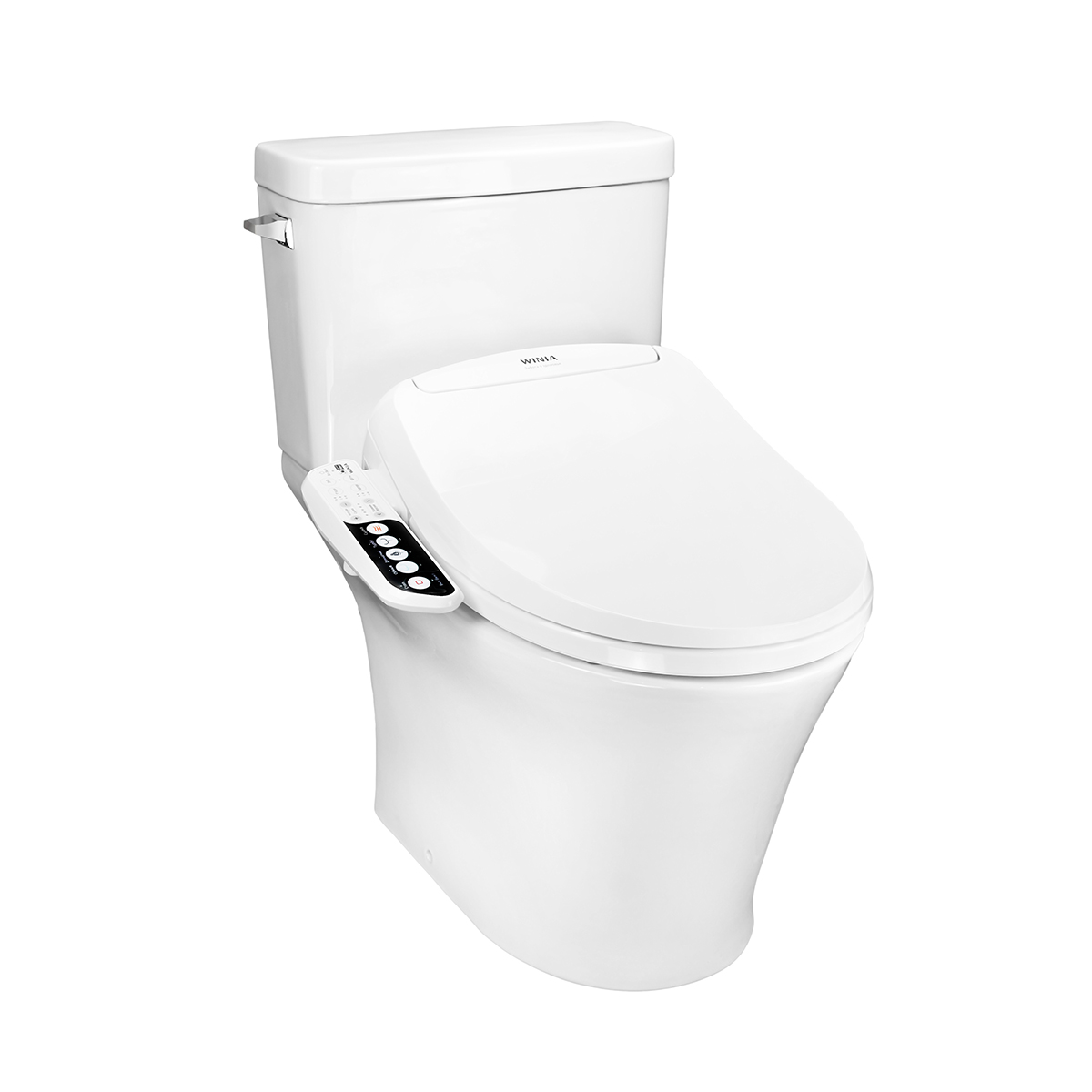 Комплект сифонный унитаз Daelim и крышка-биде Winia Daelim + Winia Premium U-форма SensPa sun-id-2005406