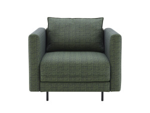 Тканевое кресло с подлокотниками