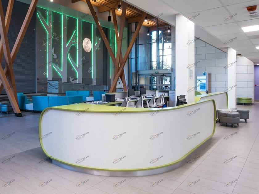 Avonite Surfaces Банко-приемная на твердой поверхности Avonite sun-id-1375370