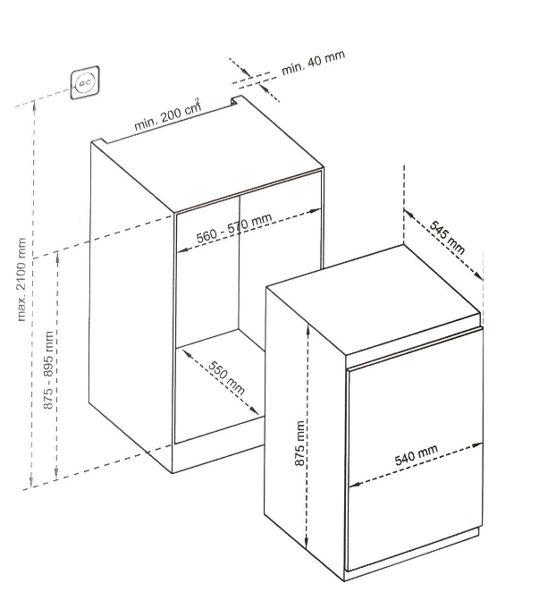 8198415 Встраиваемый морозильный шкаф Scandilux FBI 109 STDN-0116310 - Вид №9