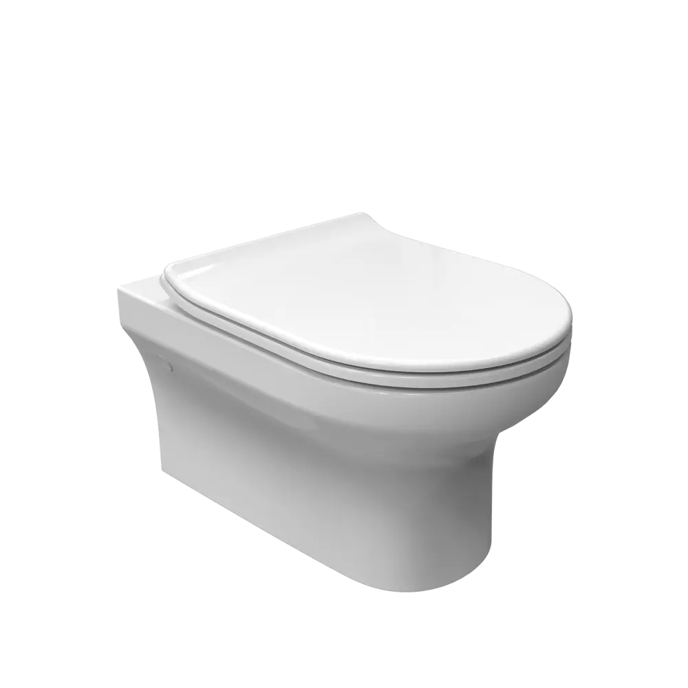 Комплект инсталляции AM.PM Tech с унитазом закрытым Sensea Favori клавиша AM.PM Tech L серебристая STLM-2123711 - Вид №6