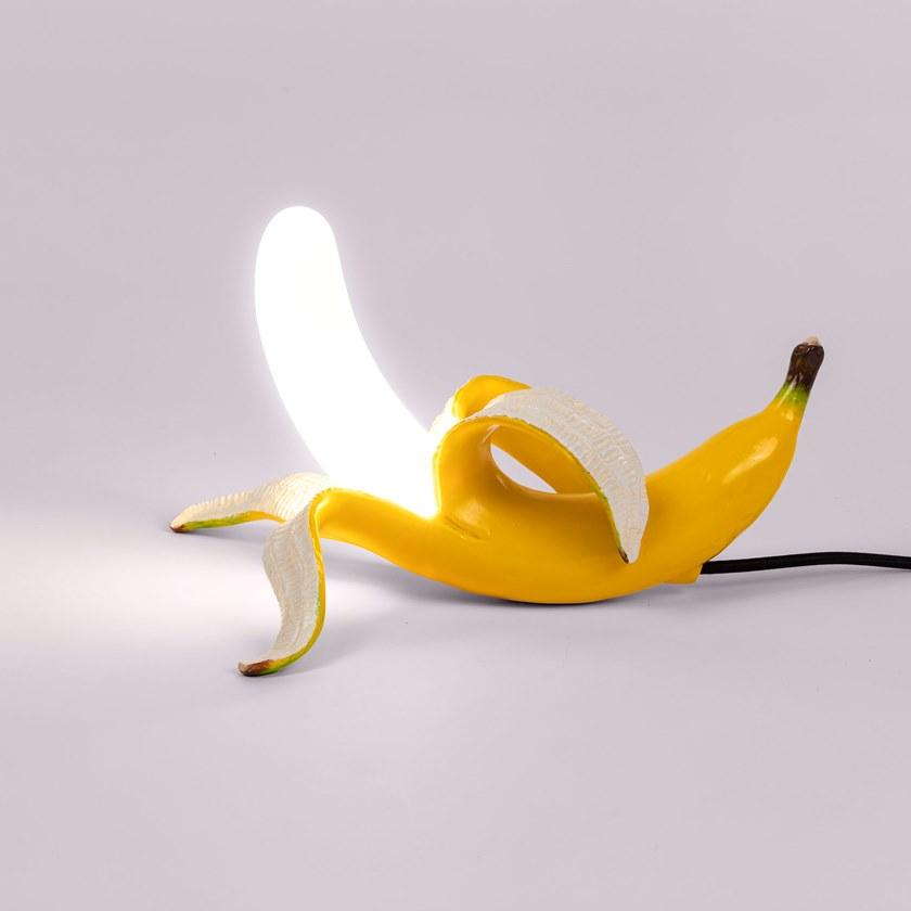 Seletti Светодиодная настольная лампа из смолы и стекла Banana lamp yellow sun-id-1434474 - Вид №8
