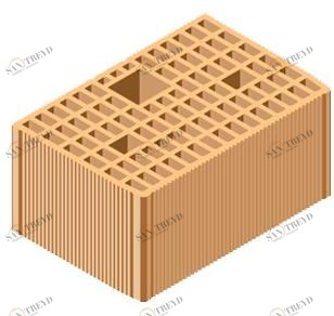 T2D Несущий кирпичный блок для армированной кладки Poroton® muratura armata 339