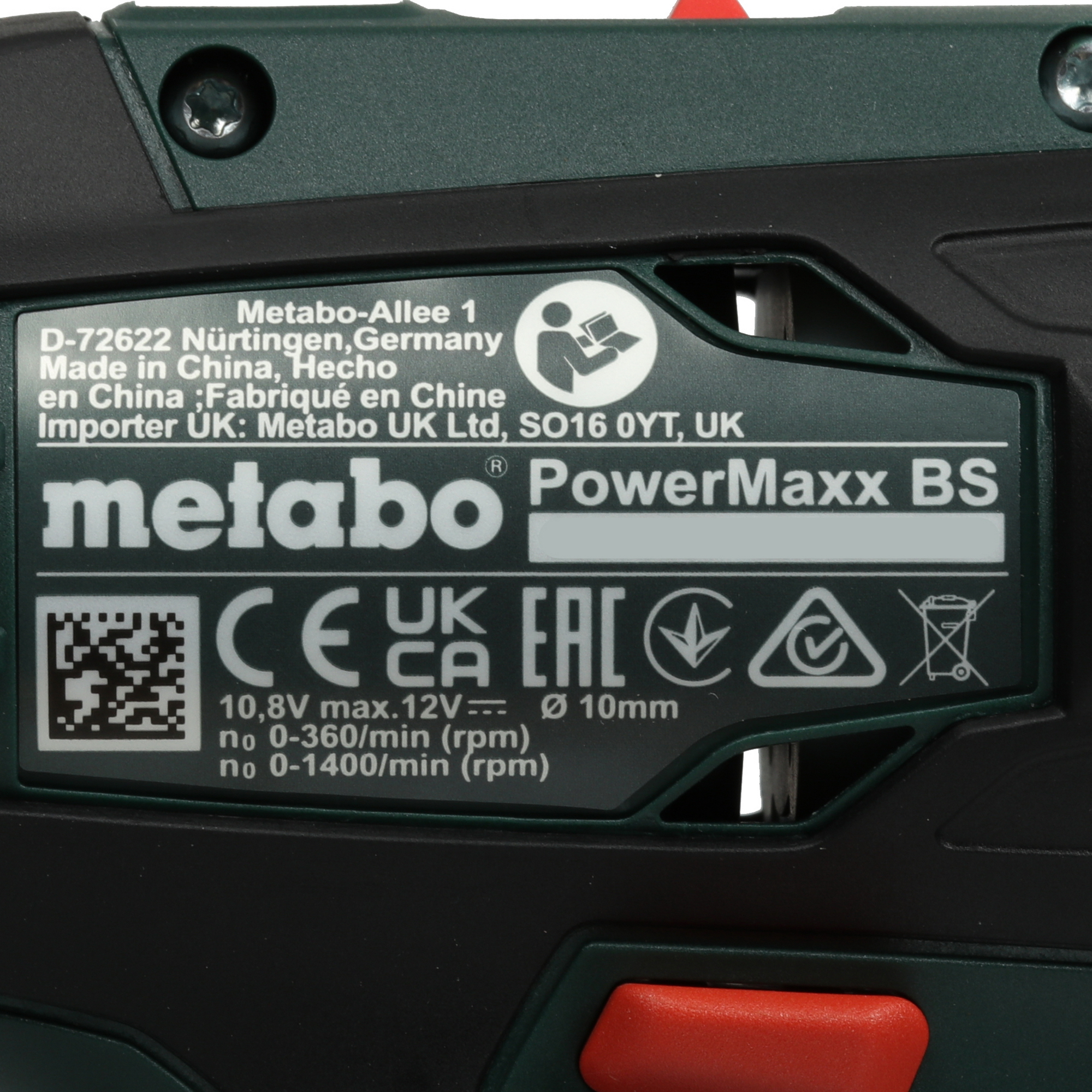 Дрель-шуруповерт Metabo PowerMaxx BS Basic 5600429 STDN-0013913 - Вид №4