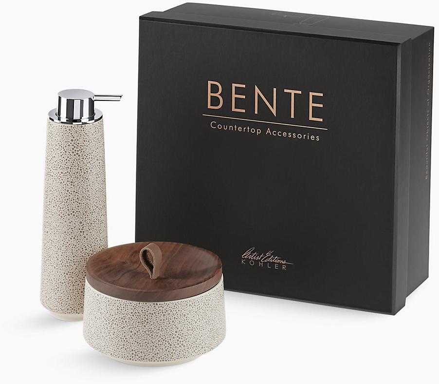 KOHLER Набор аксессуаров Bente , состоящий из двух частей, Oyster Pearl K-29591-SSP-HDN  - Вид №2