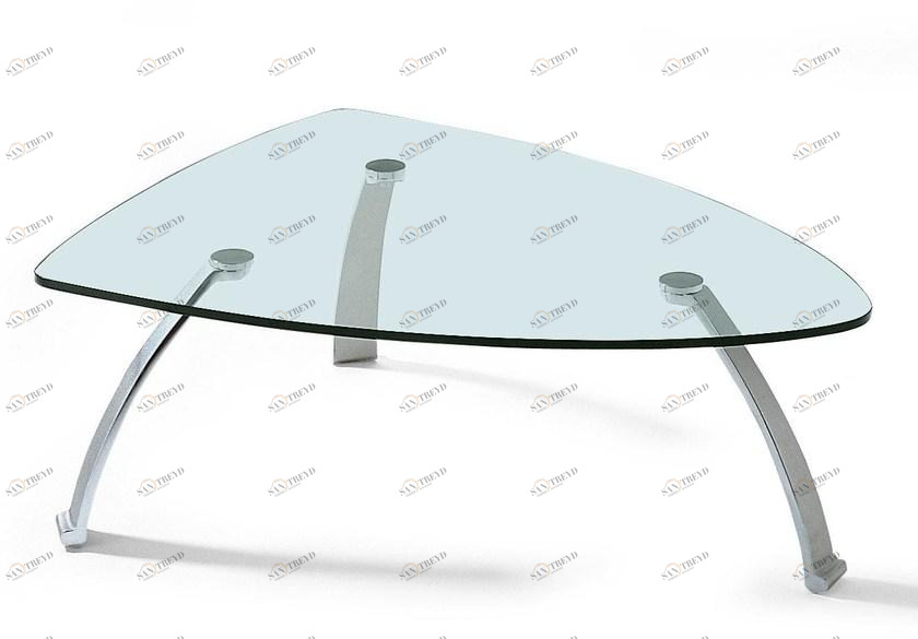 Rolf Benz Низкий стол из стали и стекла sun-id-1413646