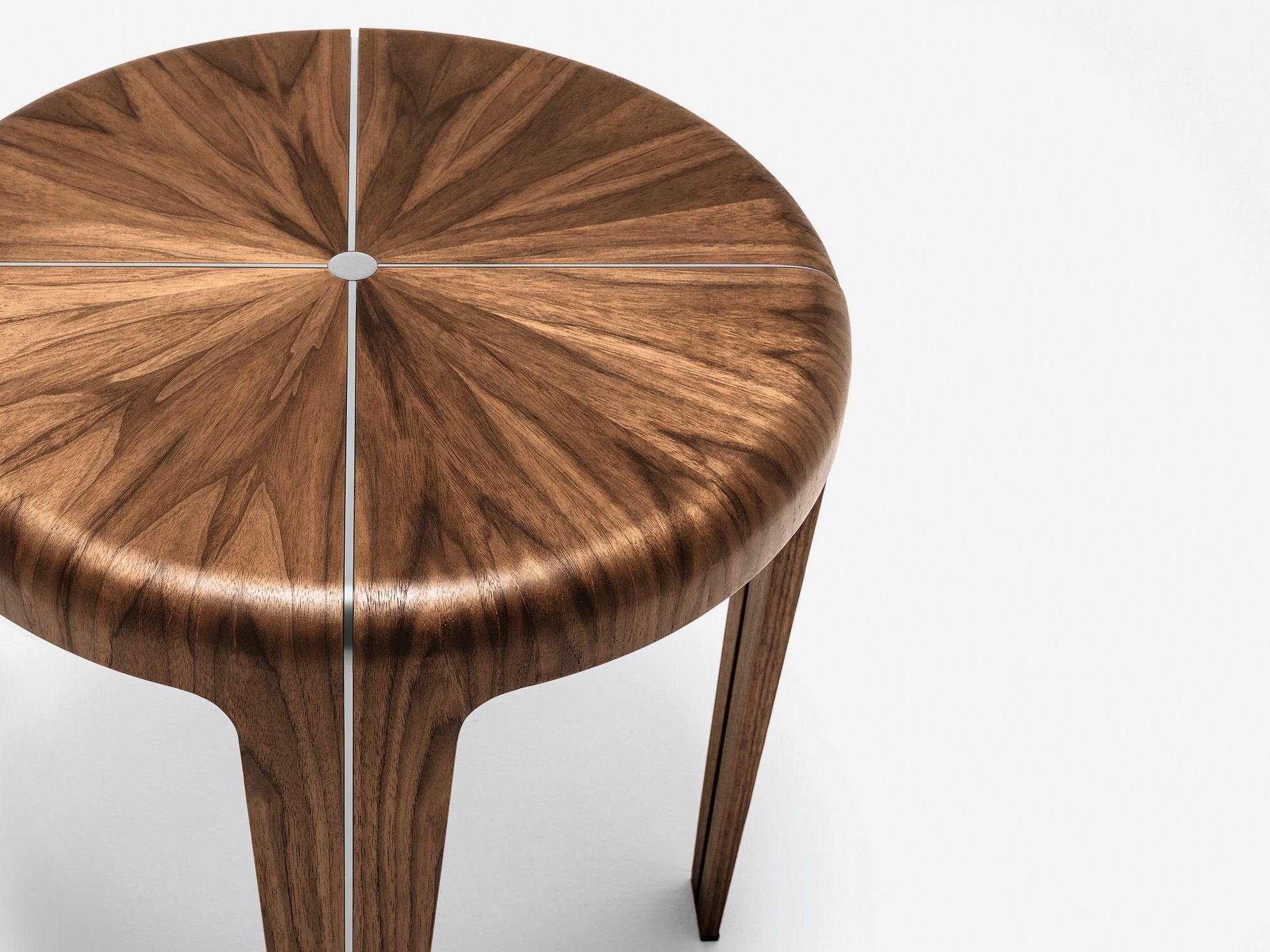 Круглый деревянный журнальный столик Giorgetti ROUND ARCH-00096441 - Вид №2