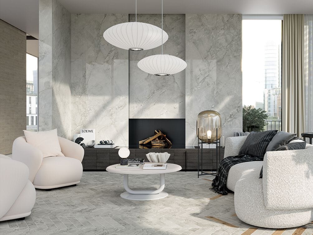 Пол / керамогранит с мраморным эффектом Marca Corona скульптурная ARCH-00144887