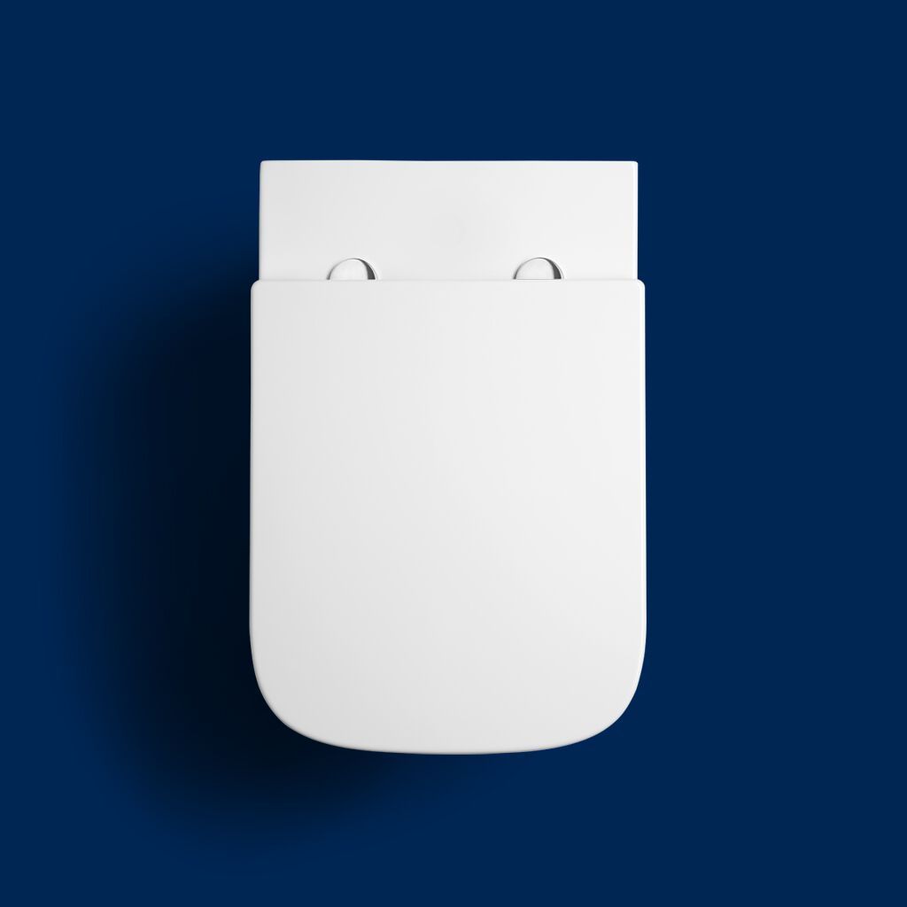 Керамический подвесной туалет без бриды Hatria Tecna ARCH-00034792 - Вид №2