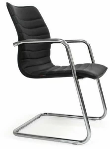 Quinti Sedute Кресло консольное кожаное для залов ожидания Ice