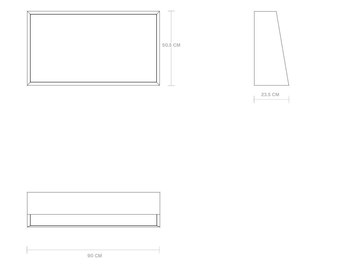 Подвесной письменный стол из тикового дерева с откидными дверцами Phantom Hands X + L ARCH-00003282 - Вид №5