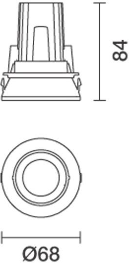 iGuzzini Круглый регулируемый точечный светильник для подвесных потолков Laser sun-id-1459268 - Вид №6