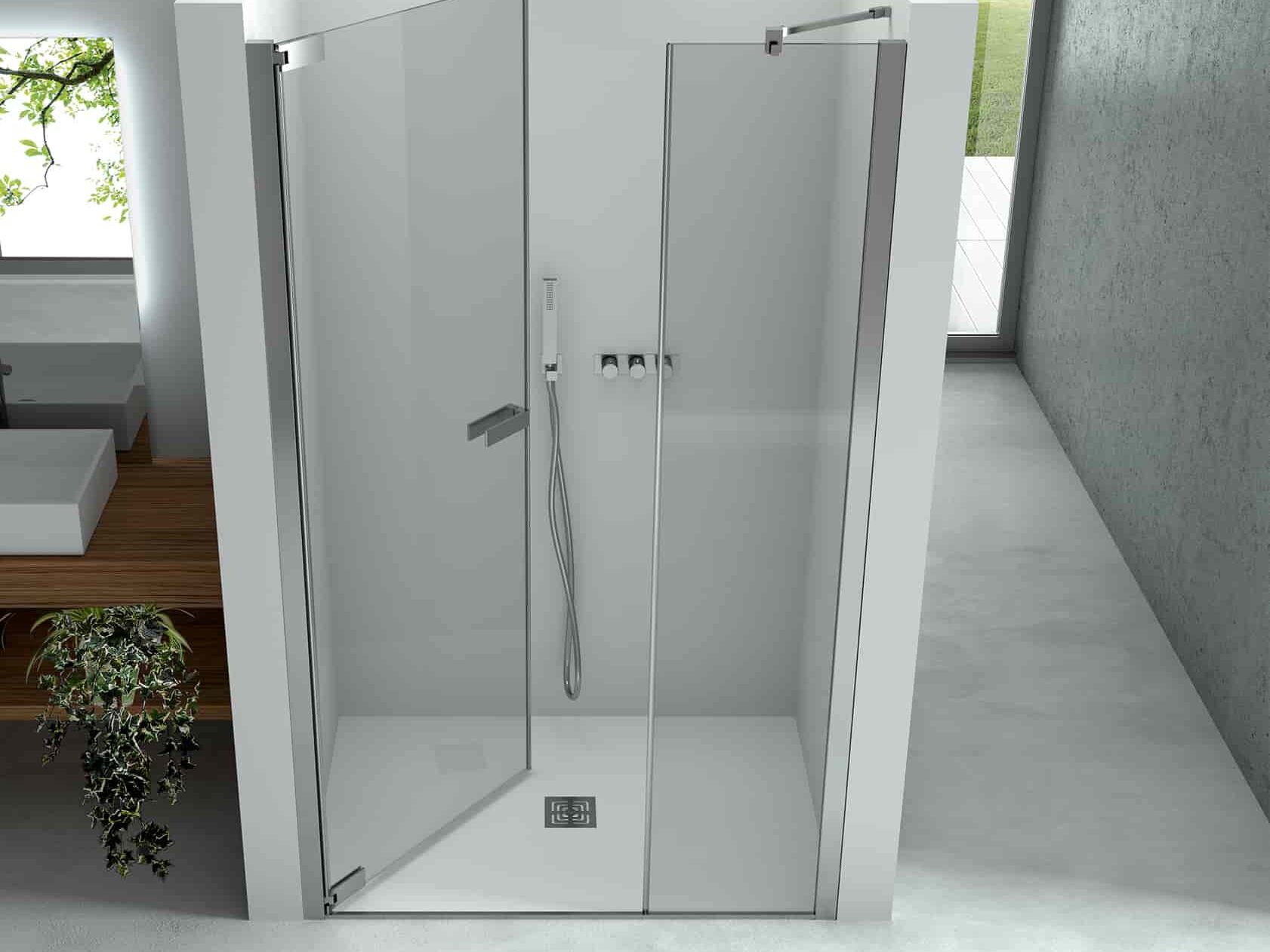 Алюминиевая и стеклянная душевая кабина с распашной дверью CSA Box Doccia Сара ARCH-00071102