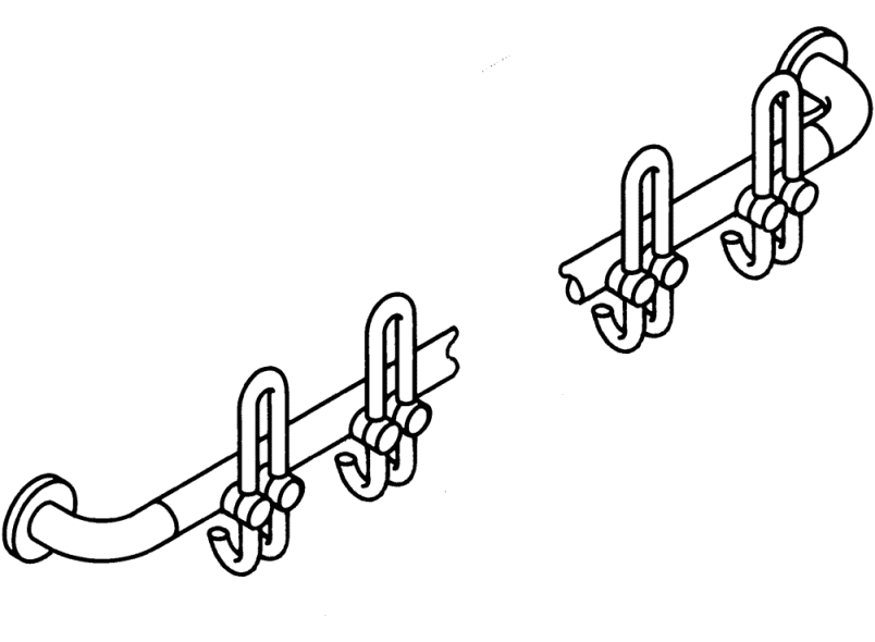 33.7010.7H гардеробная штанга HEWI System 111 | Polyamid  - Вид №2