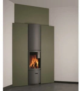 Stûv Настенная дровяная печь для воздушного отопления Stûv 30