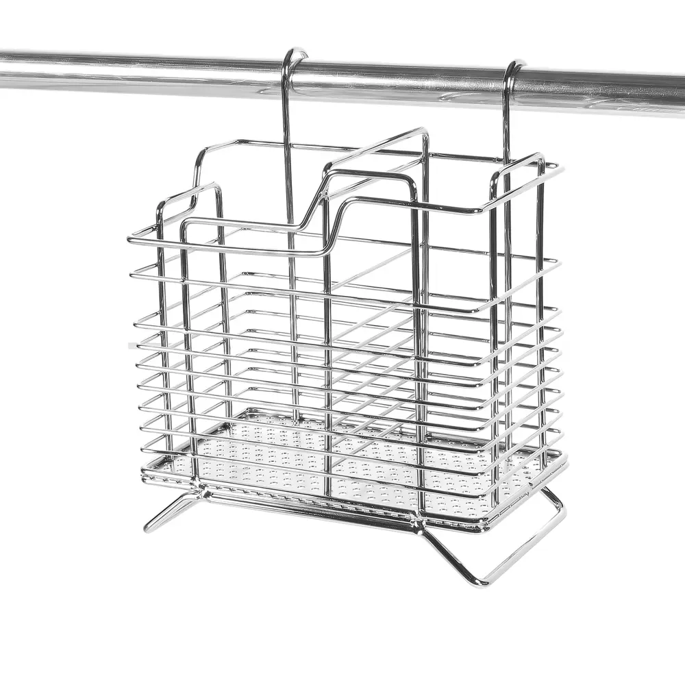 Полка для ложек Delinia 115х150х185 мм цвет хром 15869534 STLM-2210750 