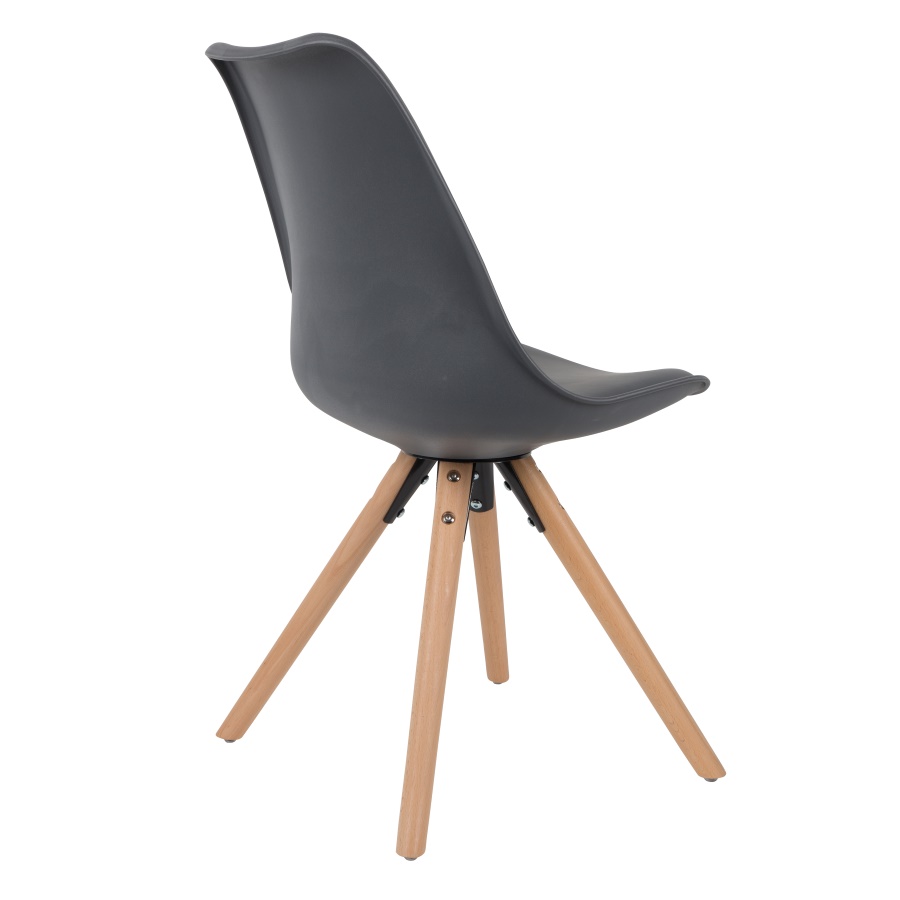 Стул Tryck темно-серый White Label Living 1100279 - Вид №7