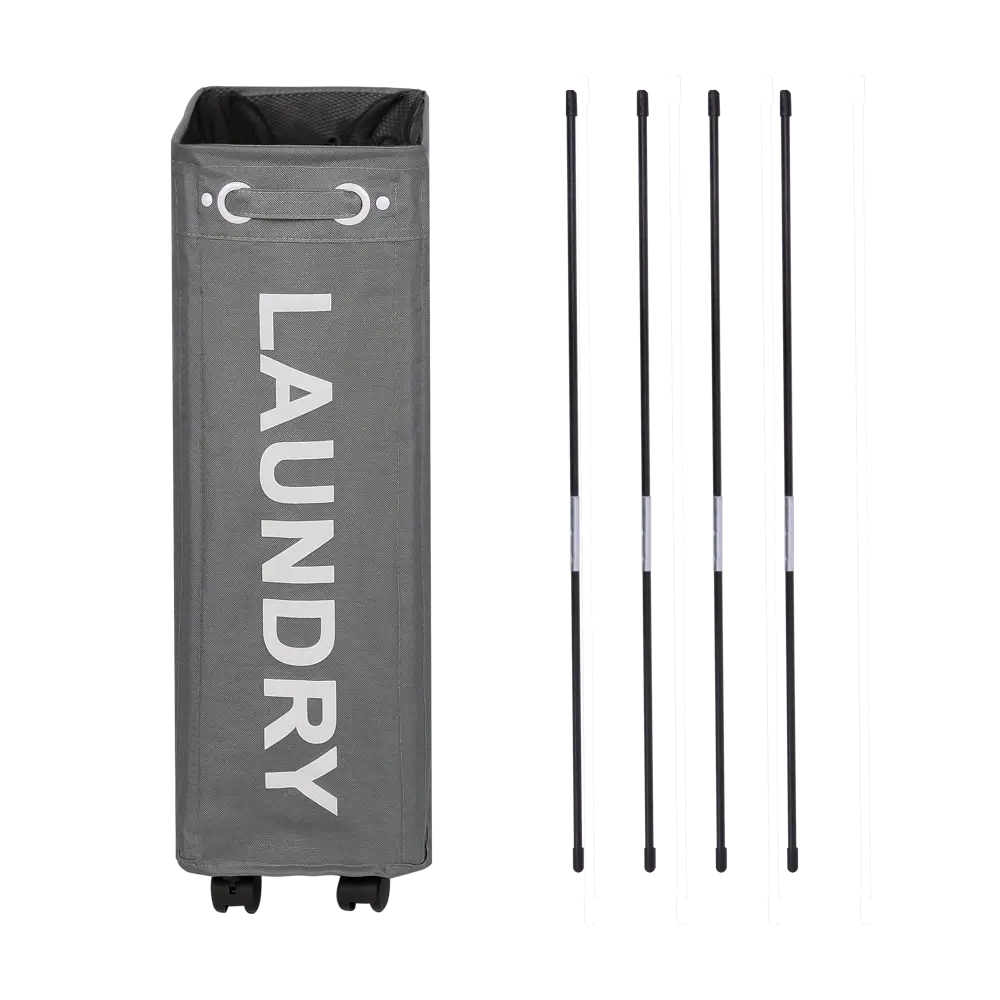 Корзина для белья Sensea Hamper 40 л цвет темно-серый STLM-2084329 - Вид №7