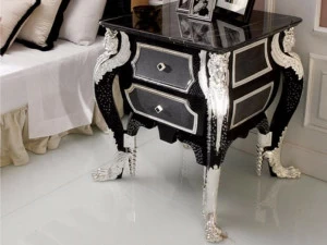 Rozzoni Прикроватная тумбочка квадратной формы с ящиками Paris