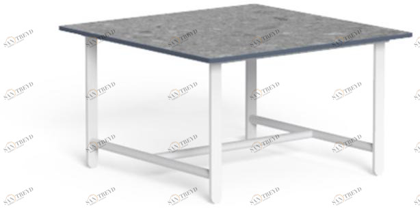 Talenti Квадратный садовый журнальный столик из керамогранита Riviera Rivtc70