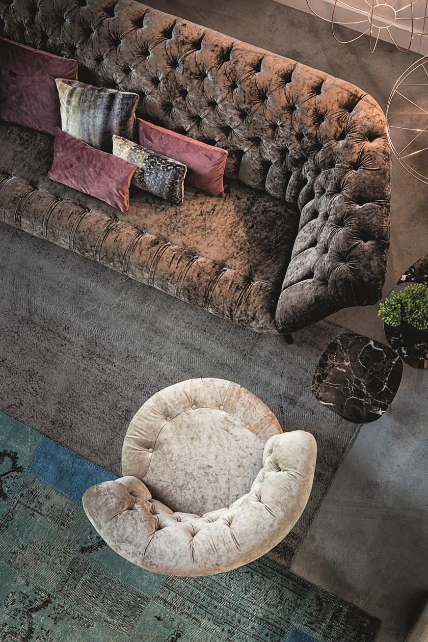 Vibieffe Стеганое кресло из ткани или кожи 440 victor sun-id-1374156 - Вид №1